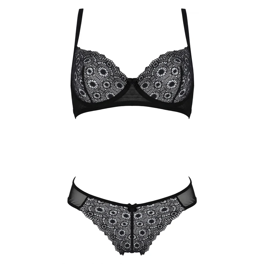 Set Passion Eco Zzinnia Negru L-XL