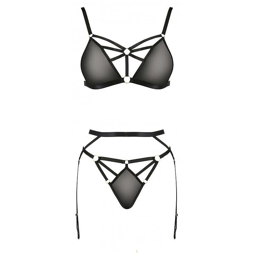 Set Passion Meggy Negru S-M