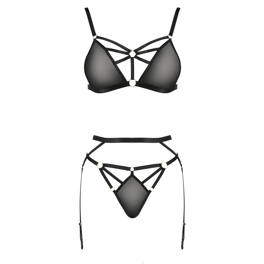 Set Passion Meggy Negru S-M