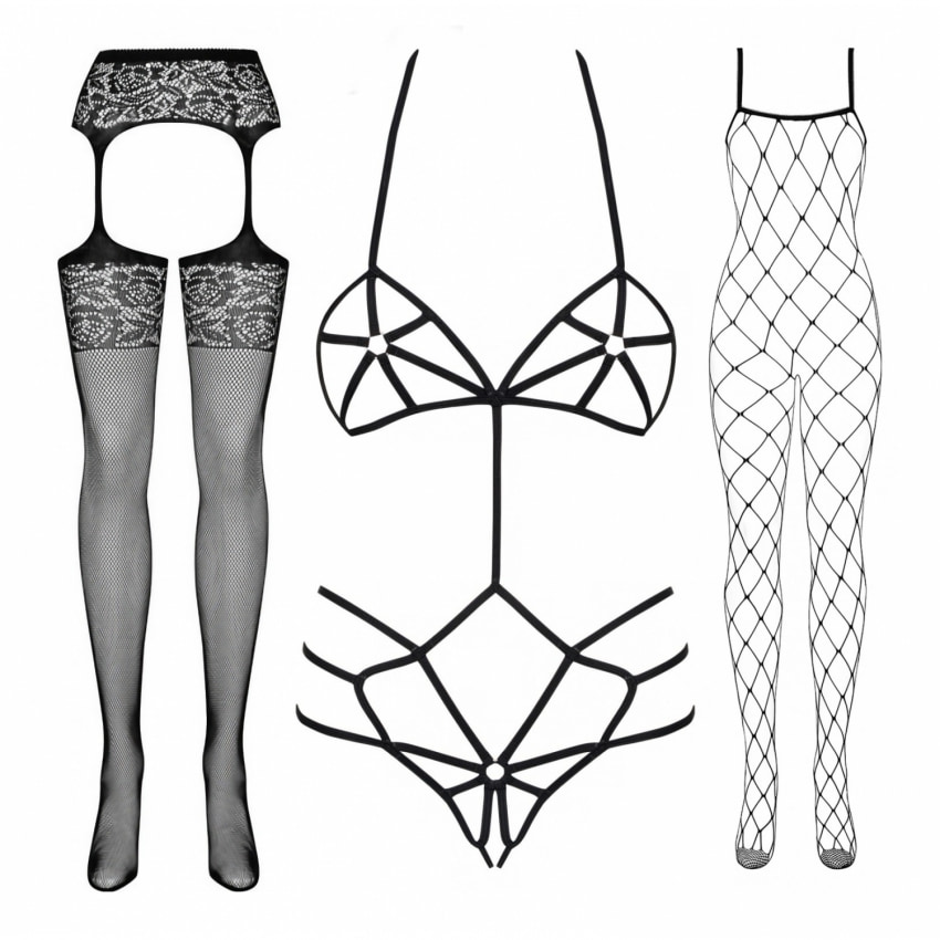 Set Seducător Noir: Kit Complet pentru Jocuri de Rol