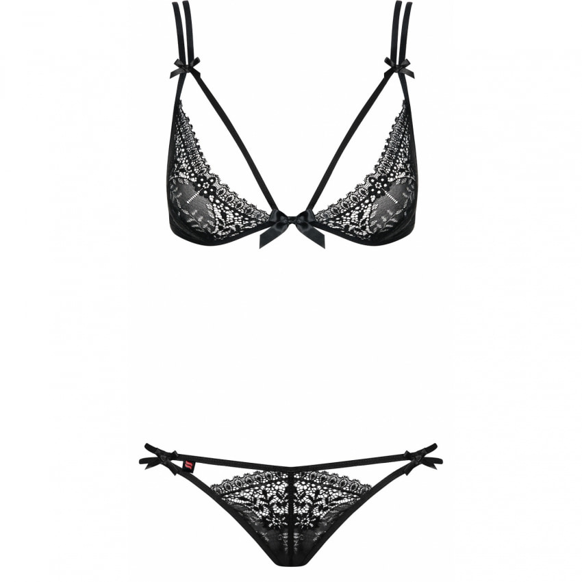 Set Sexy Obsessive Intensa Negru S-M