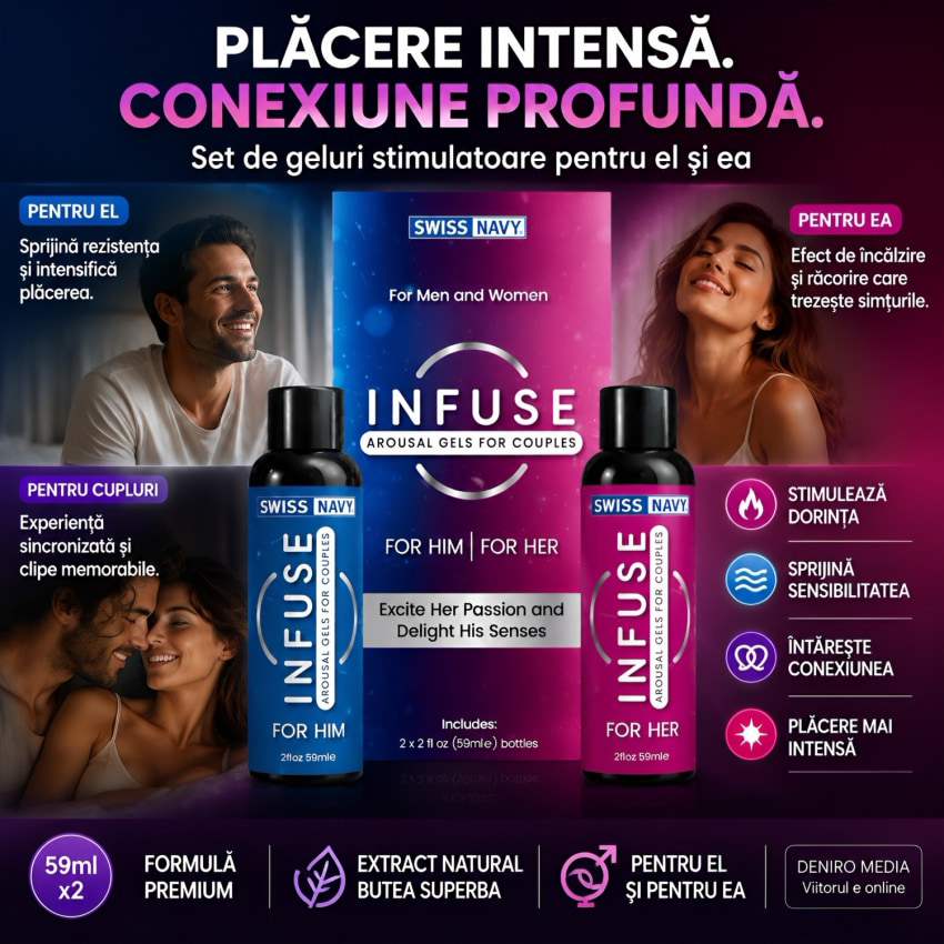 Set Stimulator 2 în 1 pentru El Și Ea 118 ml