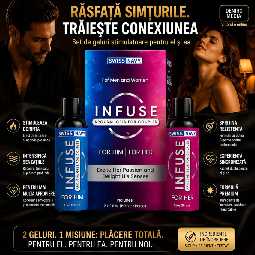Set Excitant 2 în 1 pentru El Și Ea 118 ml