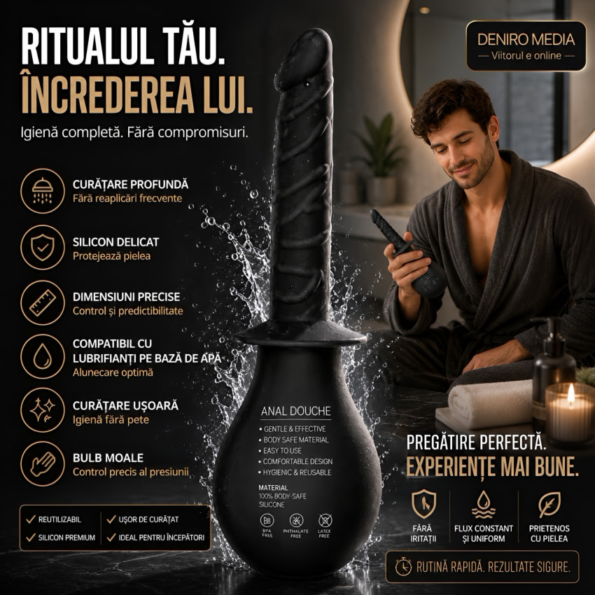 Setul De Curățare Perianală De Înaltă Caracteristică Negru