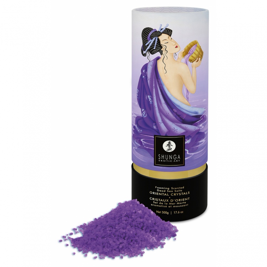 Shunga Oriental Crystals Fructe Exotice — Sare De Baie 500g