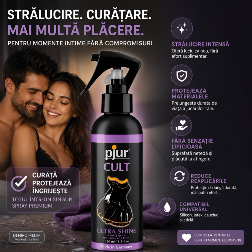 Soluție ștergere Pjur Super Strălucire 250ml