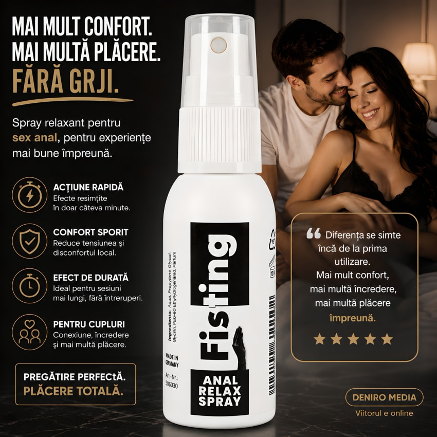 Spray Anal Distracție Cu Pumnul Relax 30 ml