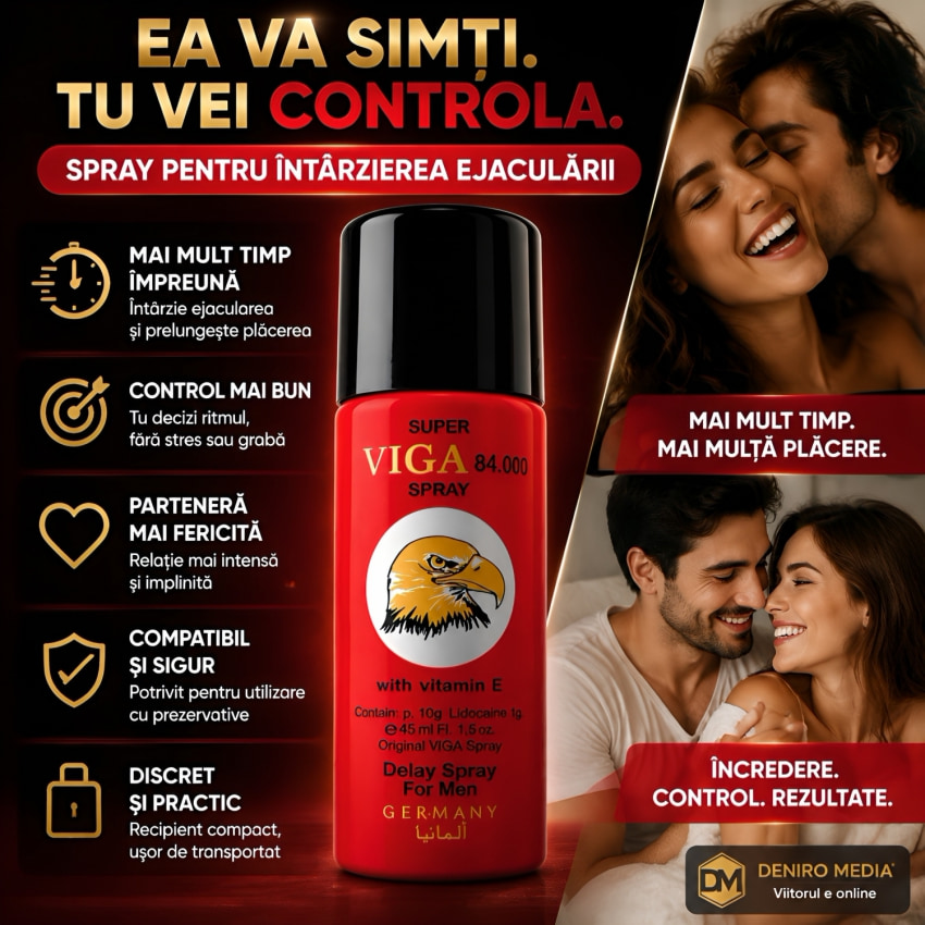 Spray Anti Ejaculare Timpurie Viga 84000 Concentrat 45ml