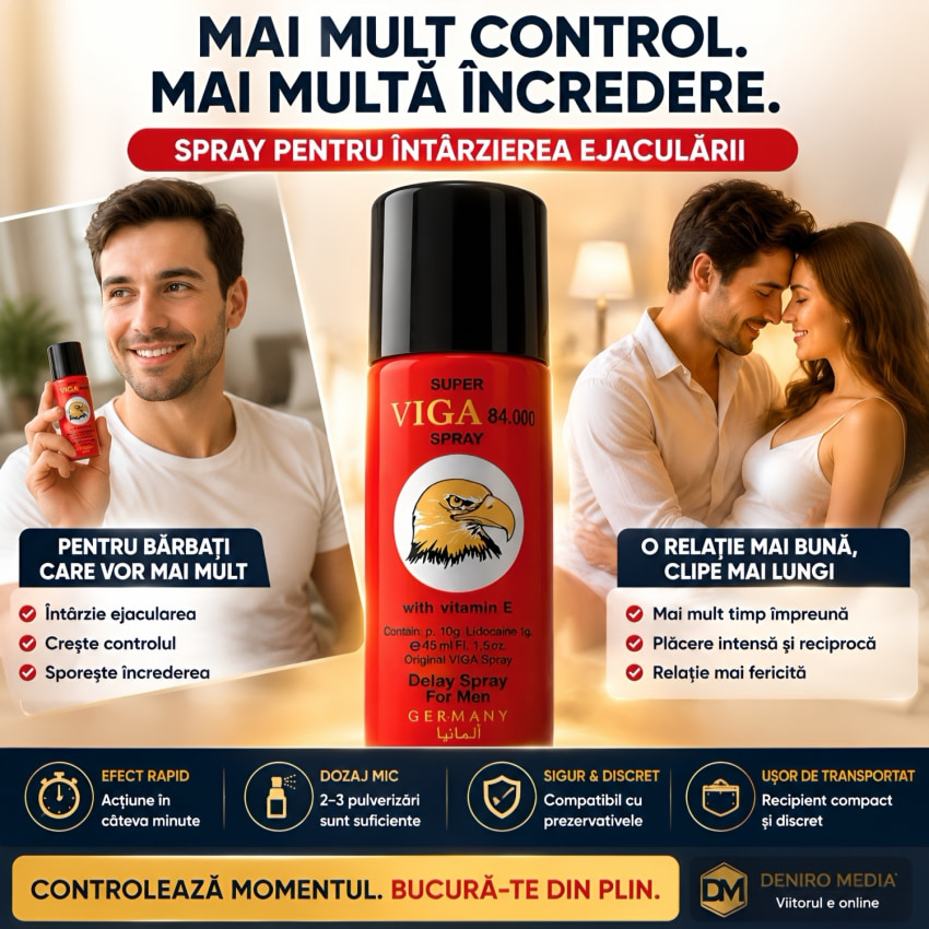 Spray Anti Ejaculare Precoce Viga 84000 Concentrat 45ml