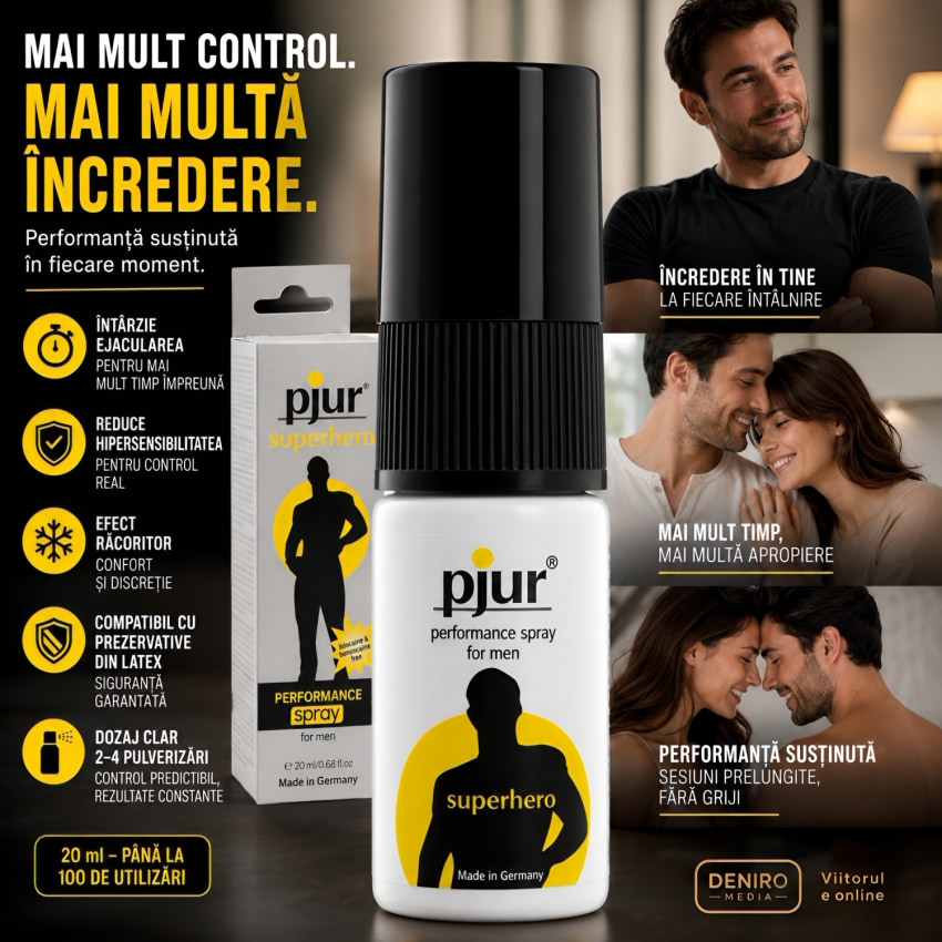 Spray Ejaculare Neașteptată Pjur Superhero 20 ml