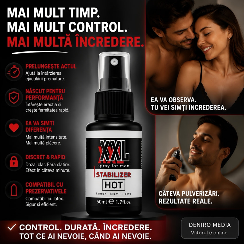 Spray Ejaculare Prea rapidă Și Sculări Îndelungate XXL Hot 50 ml