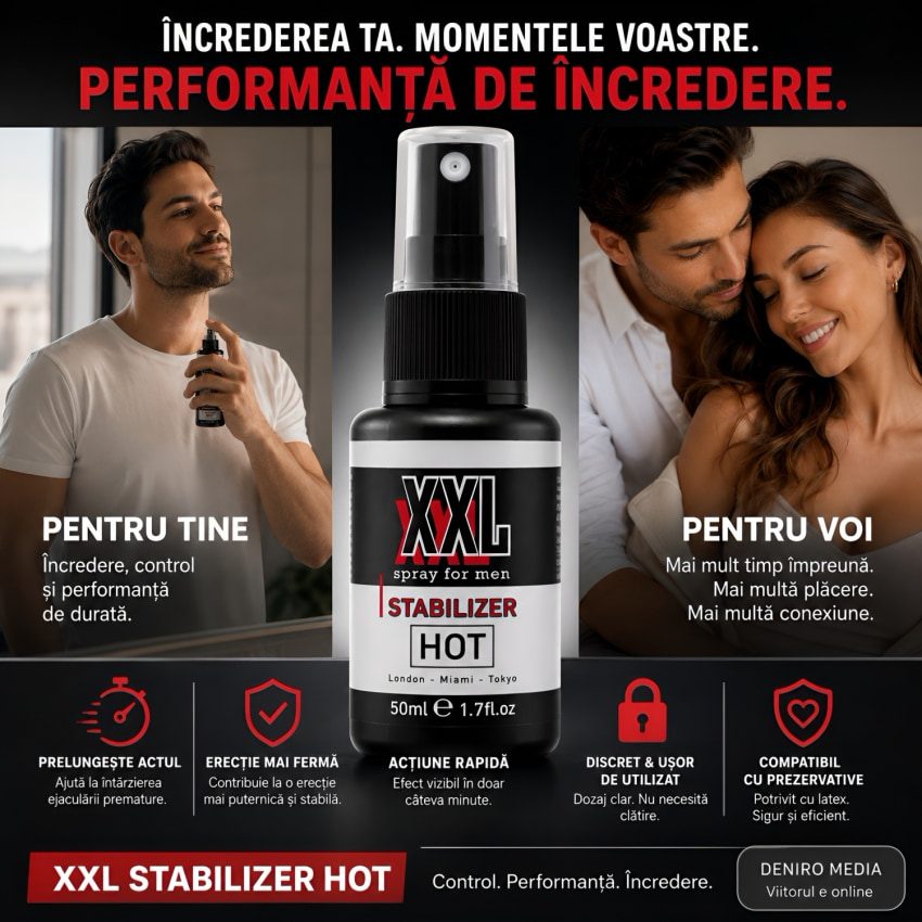 Spray Ejaculare Prea rapidă Și Erecții Îndelungate XXL Hot 50 ml