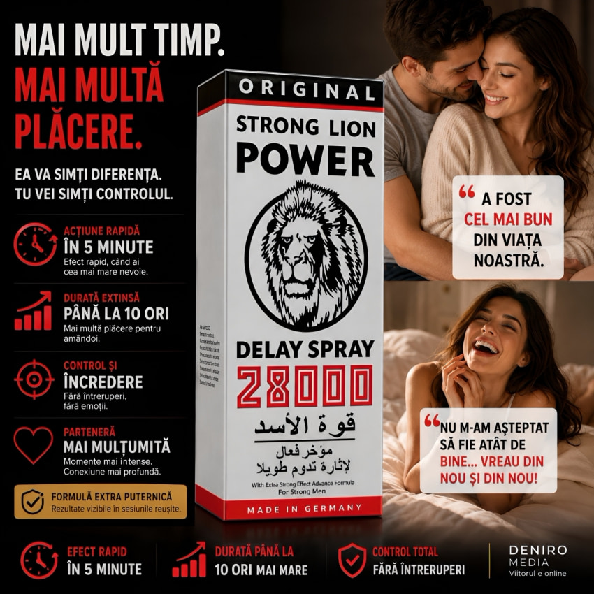 Spray Ejaculare înainte de vreme Strong Lion Power 28000