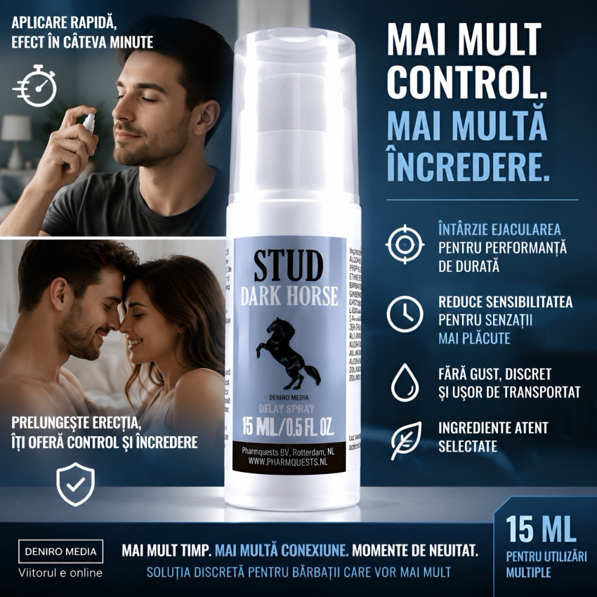 Spray Ejaculare Prematură Stud Dark Horse 15 ml