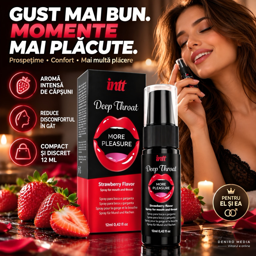 Spray Pentru Supt Mai Profund Cu Căpşuni 12 ml