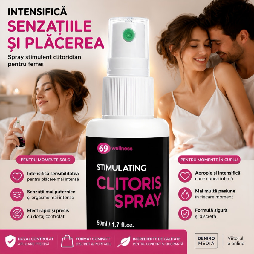 Spray Stimulant Pentru clitoris 69 Wellness Pentru Ea 50 ml