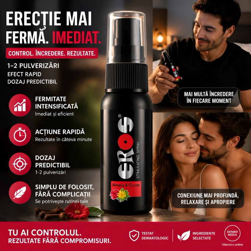 Spray Stimulare Sculare Eros Arnica And Clove 30ml
