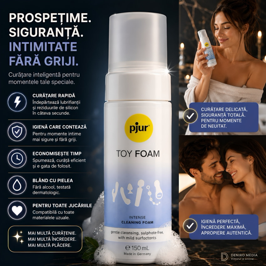Spumă De ștergere Pjur Toy Foam 150 ml