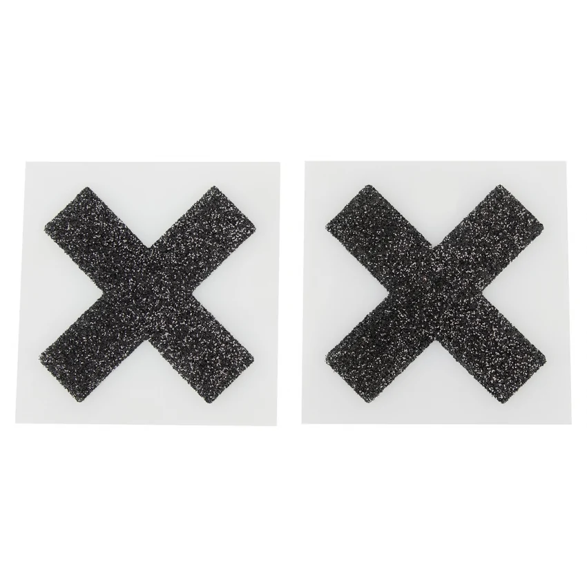 Stickere Pentru Sfârcuri Model X Negru