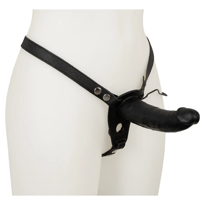 Strap On Cu Vibrații Double Thruster Negru