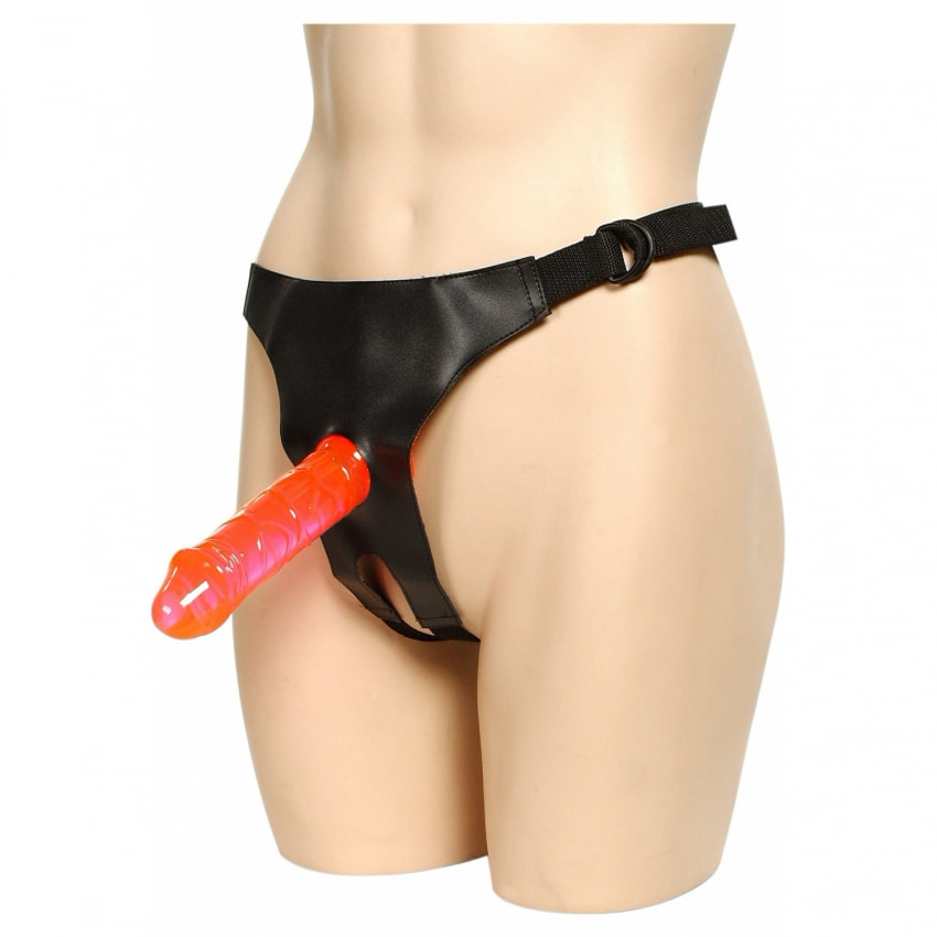 Strap-On Decupat 2 Dongs Roșu