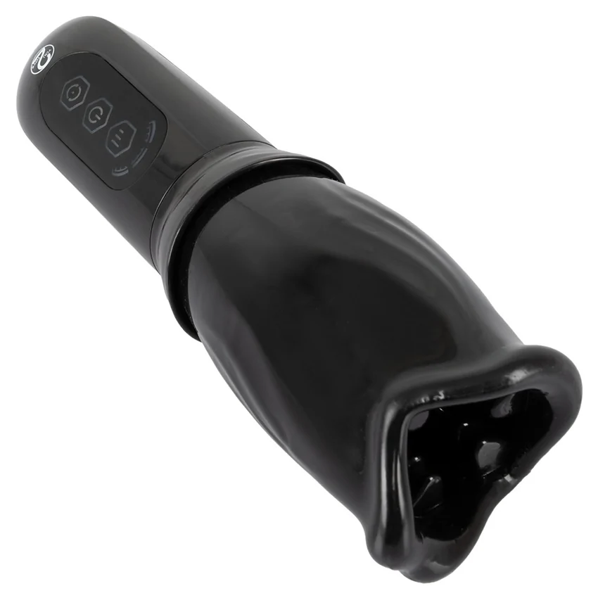Stroker Rotativ Reîncărcabil — 4 Moduri, 3 Viteze, 8 cm Negru