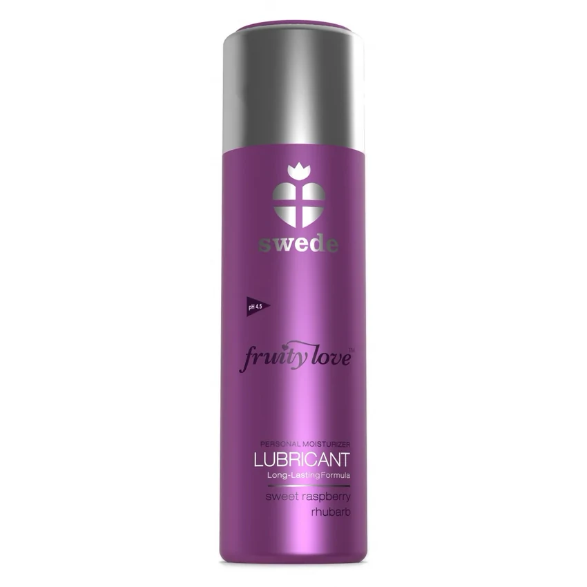 Swede Fruity Love Lubrifiant Zmeură și Rubarbă 50 ml