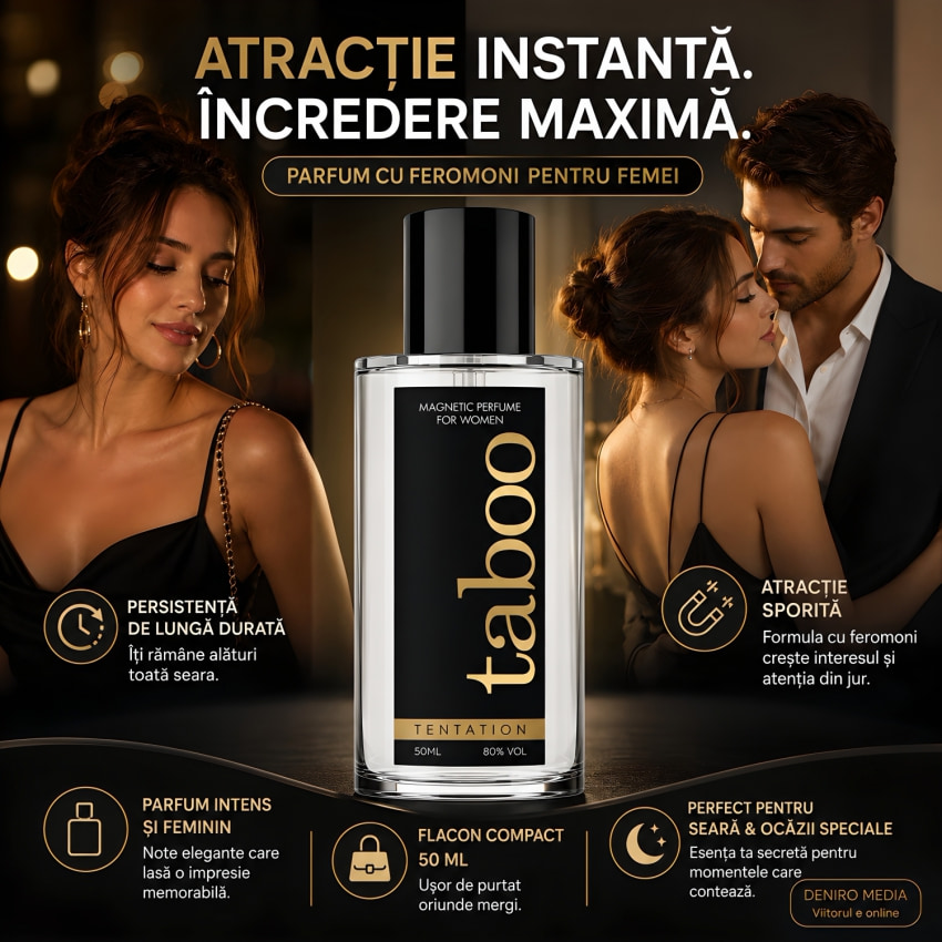 Taboo Esență Tentantă Cu Hormoni de atracție De Seducție Feminini 50ml