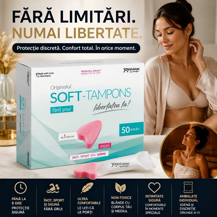 Tampoane Mini Interne Autentic Soft 50 buc