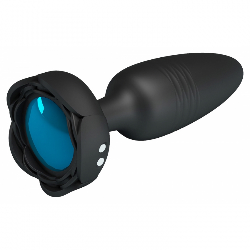 Tarion Plug Anal cu Împingere Automată 10x10 Moduri Negru