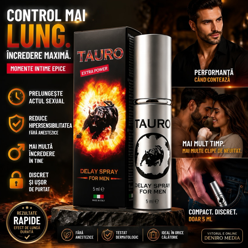 Tauro Spray Întârziere Ejaculare 5ml