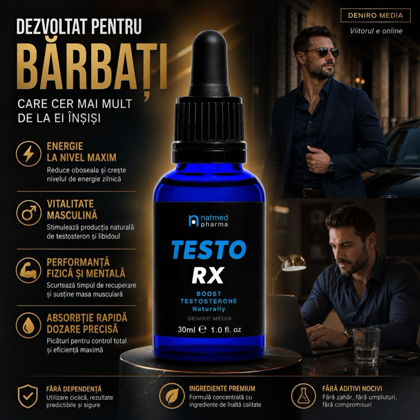 Testorx Powerful Propulsor Hormon Bărbătesc 30ml