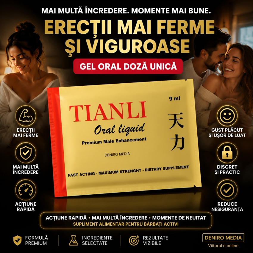 Tianli Oral Liquid 9 ml Gel Oral Pentru Sculări Ferme