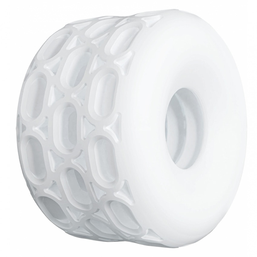 ToyJoy Hero 4în1: Inel C, Întinzător, Masturbator Alb