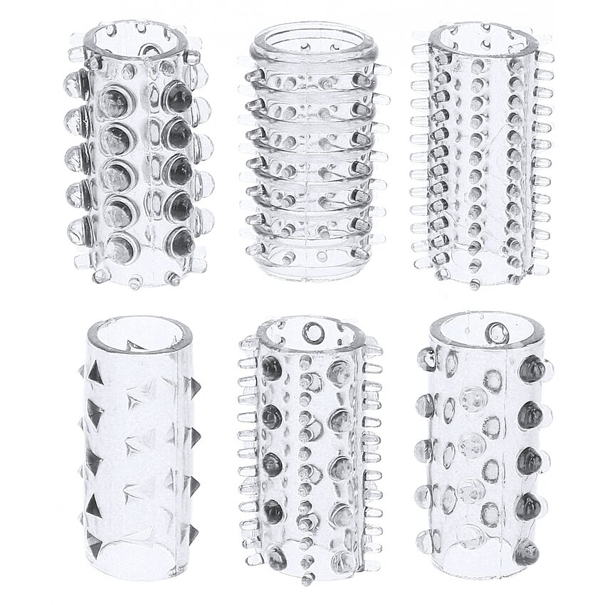 Set Manșoane Cu Striații Transparent