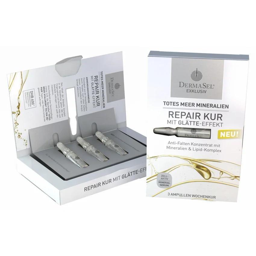 Tratament reparator antirid, cu măsline, acai berry, Dermasel, 3 ml