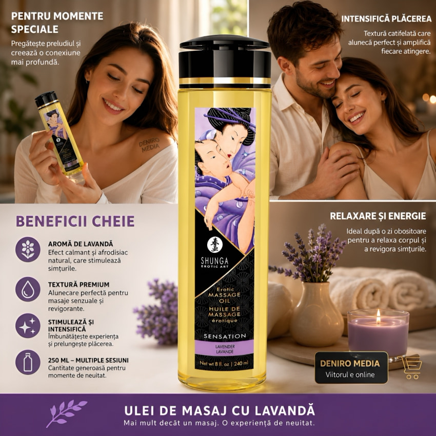 Ulei Masaj Lavandă 250ml