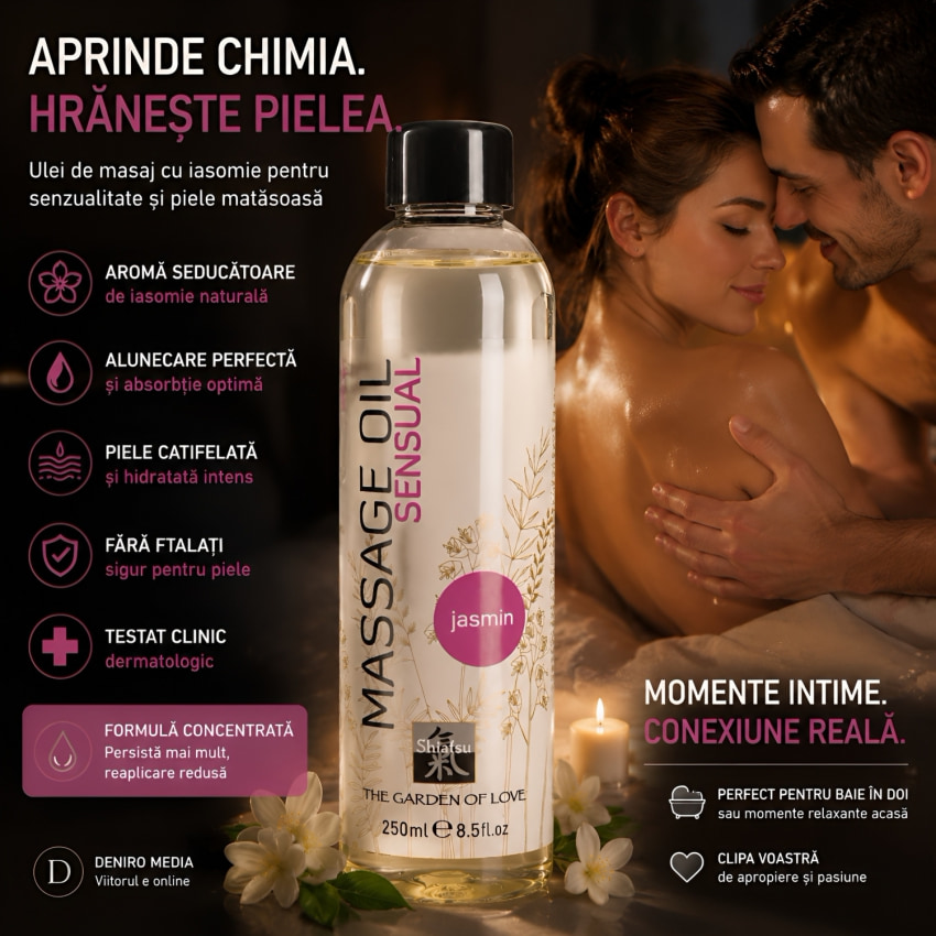 Ulei Frecție Shiatsu Iasomie 250 ml