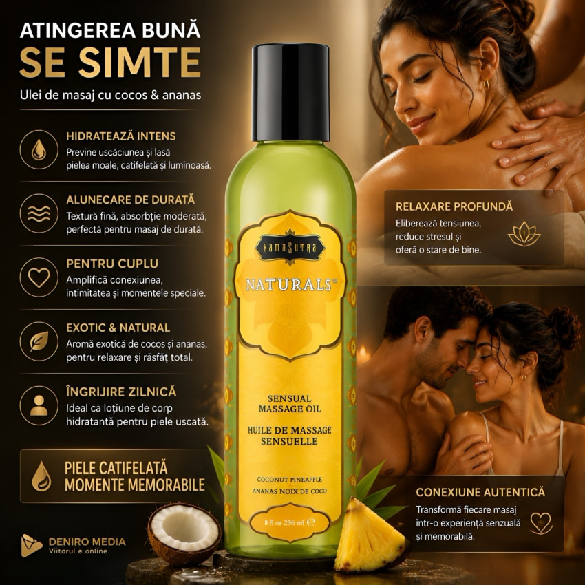 Ulei Pentru Masaj Cu Cocos Kama Sutra 236ml