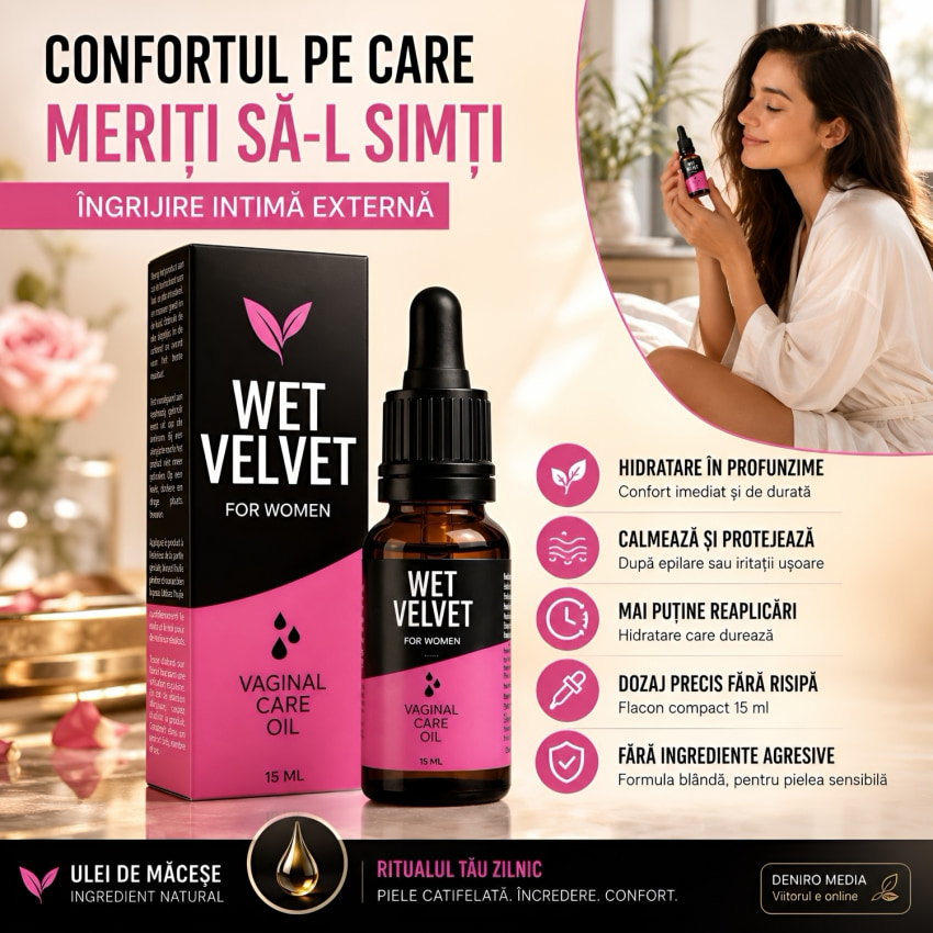 Ulei Pentru Zona Sexuală Morningstar Wet Velvet Oil 15ml