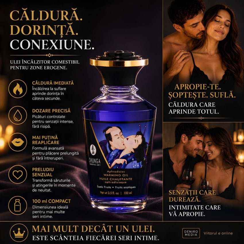 Ulei Seducător Stimulant Căldură Fructe Tropicale 100ml