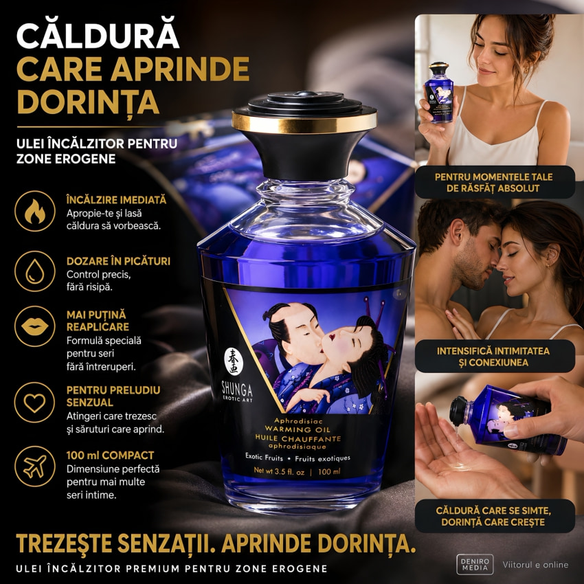 Ulei Seducător Excitant Căldură Fructe Tropicale 100ml
