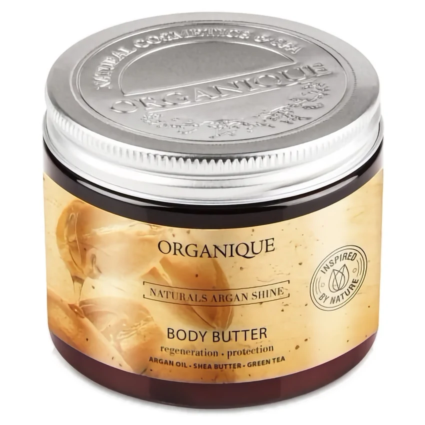 Unt de corp regenerant piele uscată și sensibilă Naturals Argan Shine Organique 200 ml