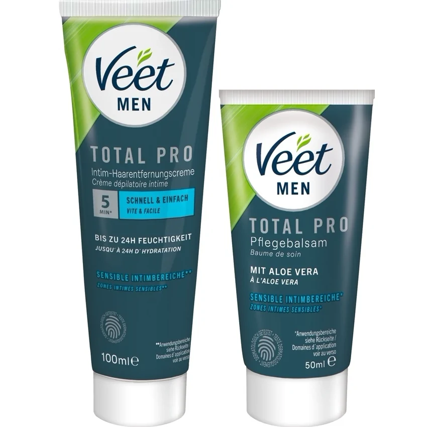 Veet Men TOTAL PRO Depilare Intimă Rapidă 5–10 Min