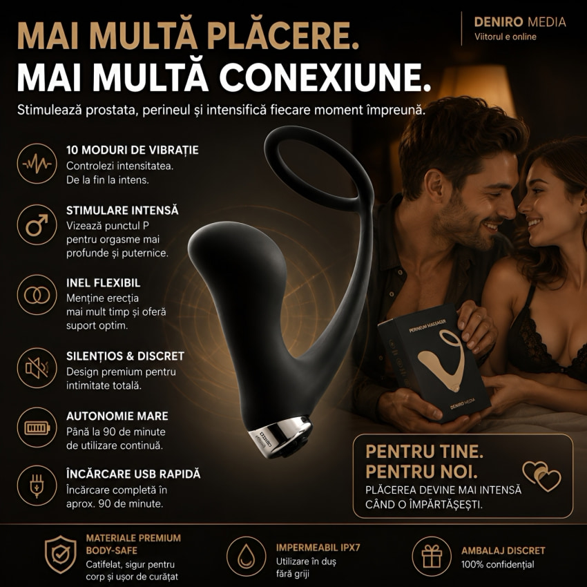 Vibrator Anal Cu Inel Black Velvets Negru