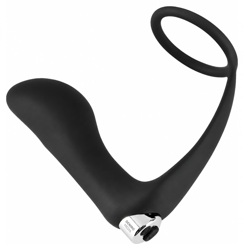 Vibrator Anal Cu Inel Black Velvets Negru
