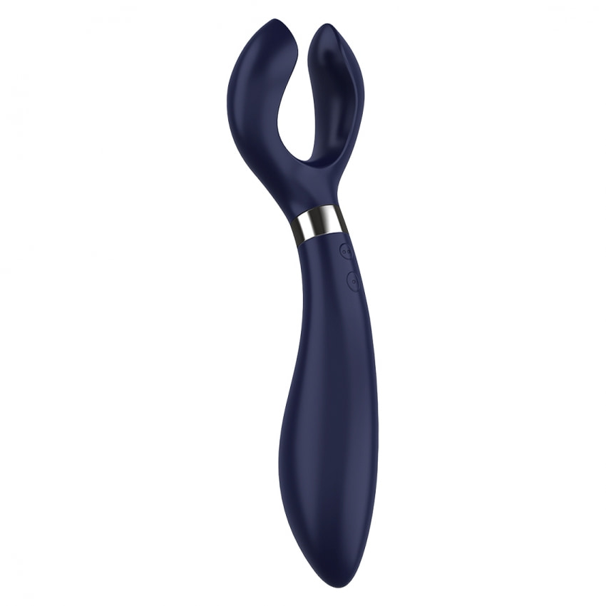 Vibrator Cuplu Partner Multifun 3 Albastru