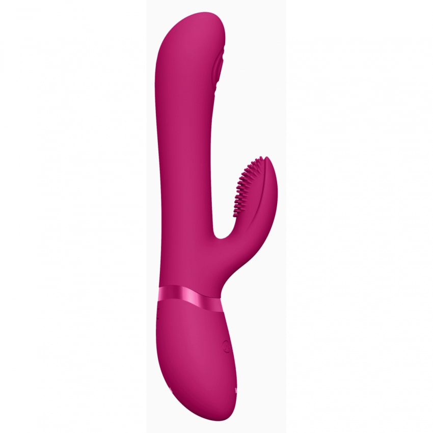 Vibrator Etsu Pulse Wave Punctul G Rabbit And Clitoral Roz