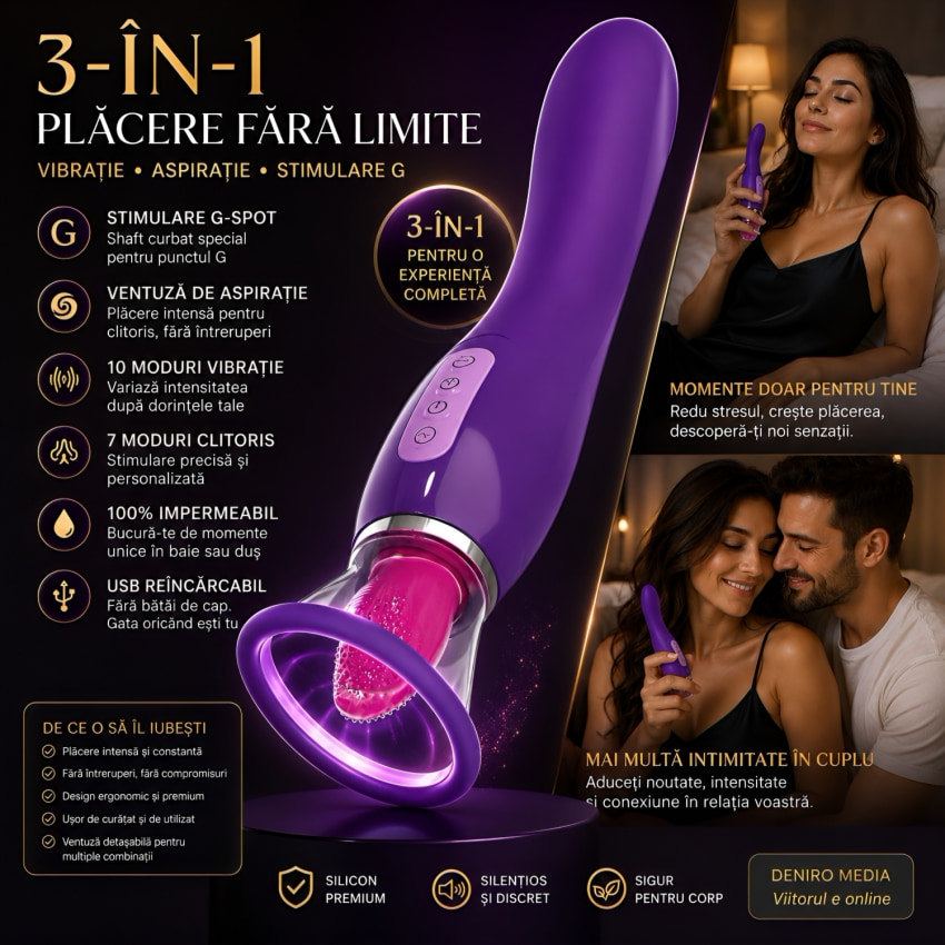 Vibrator Fantezie For Her Ultimate Plăcere Mov