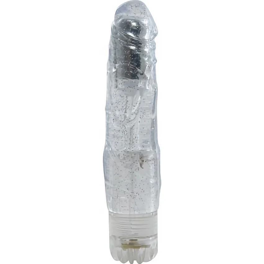 Vibrator Jelly Crushy Glitter Transparent